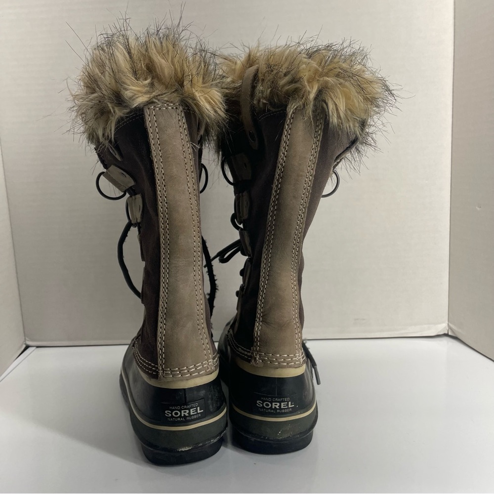Sorel Joan of Arctic Faux Fur Winter Boots Sz 8 - Picture 5 of 13